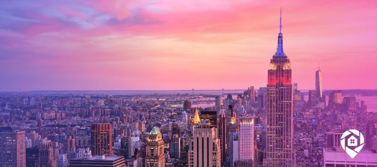 New York real estate skyline