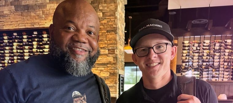 Gary Brackett and Ryan Hewitt