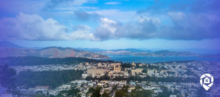 San Francisco Bay Area skyline for real estate wholesaling strategy.