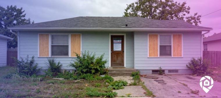 A potential tax delinquent property