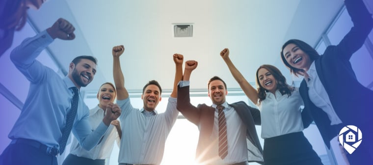 Real estate wholesaling team celebrating 6-figure success across Ohio, Florida, and Pennsylvania.