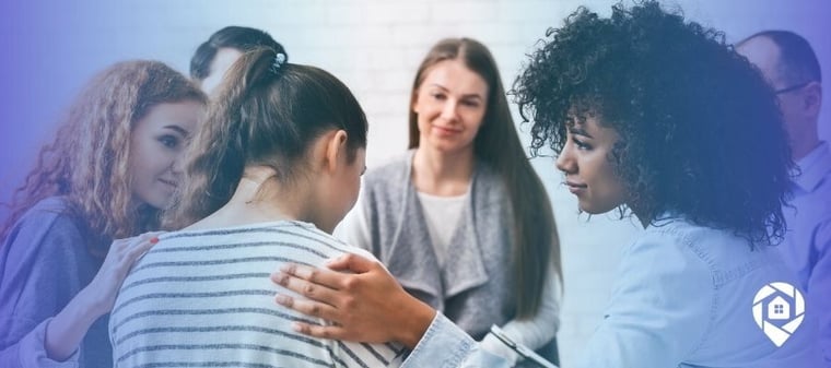 Real estate sales team using empathy and emotion to connect with distressed homeowners — Llamasu Leads approach.