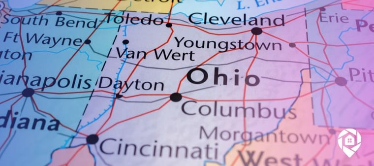Map of Ohio