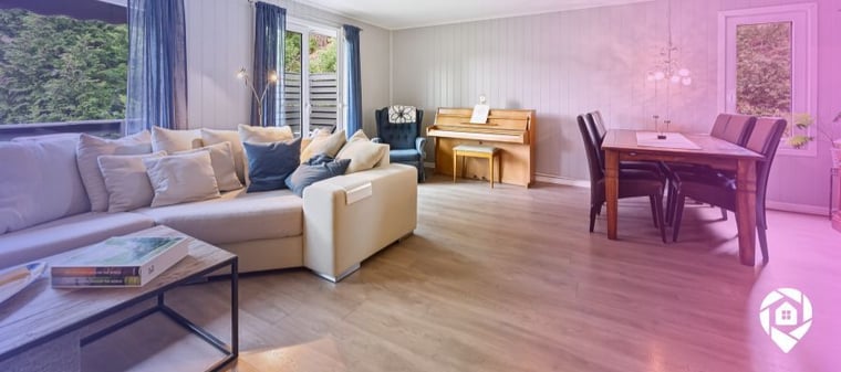 Interior of a potential mid-term rental property.