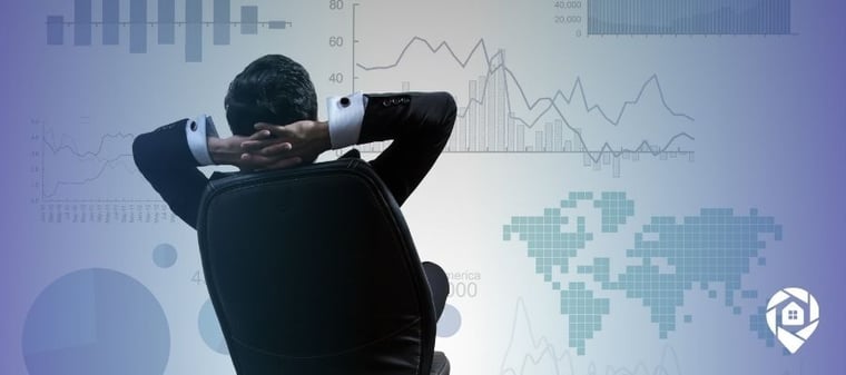 Young real estate investor analyzing market trends for wholesale deals.